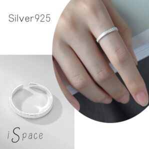 リング 指輪 レディース シンプル シルバー925 フリーサイズ
