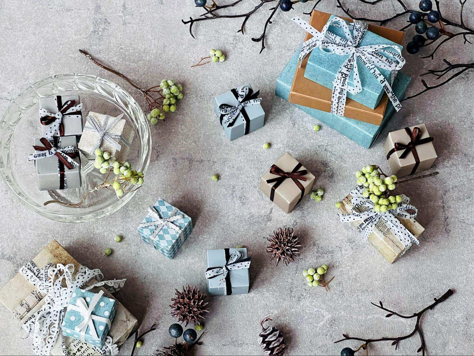 プレゼントの入った箱