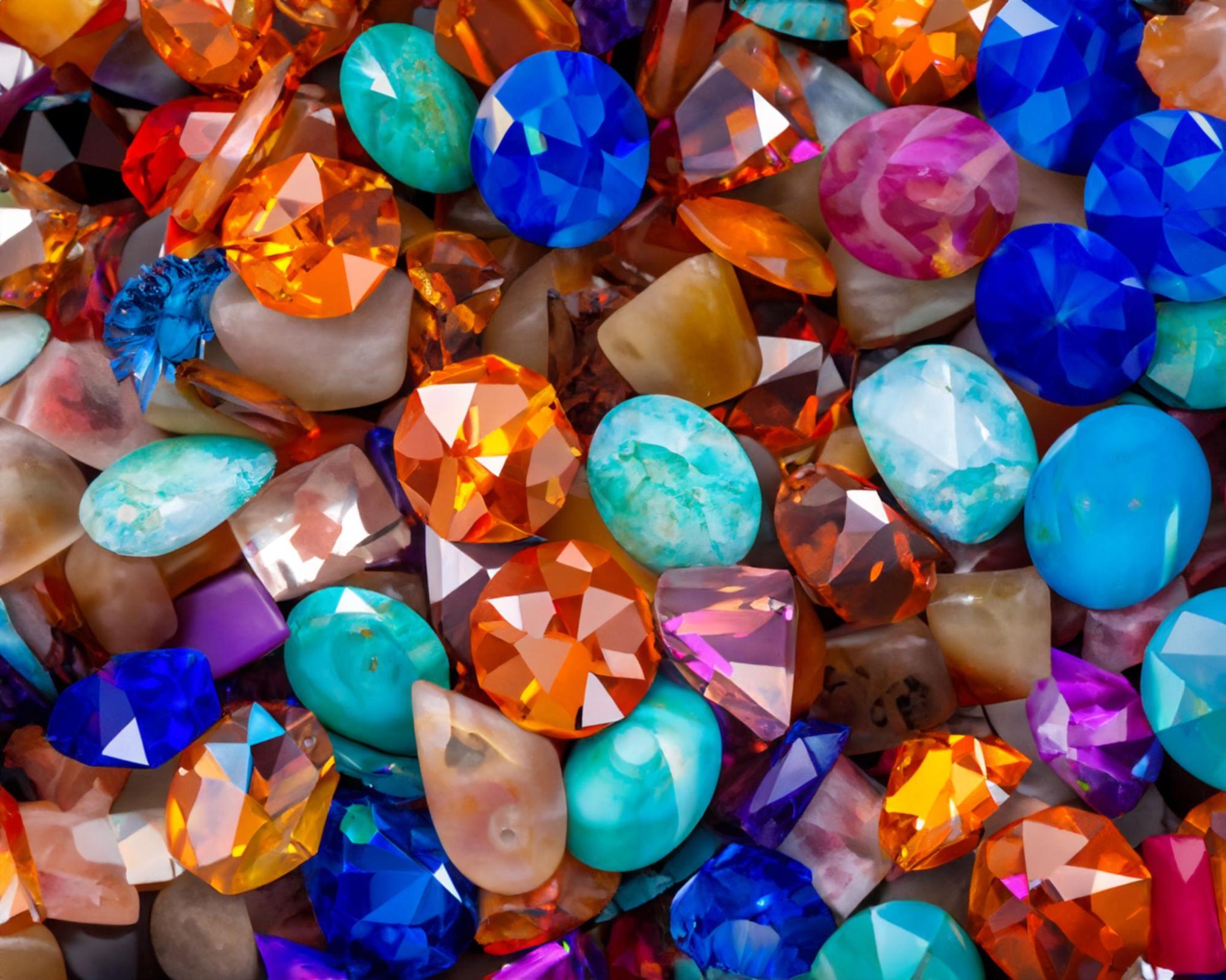 色とりどりの宝石