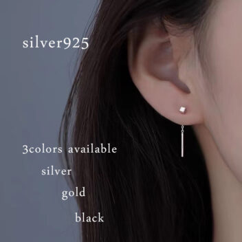 ピアス 揺れるピアス アメリカンピアス シンプル シルバー925